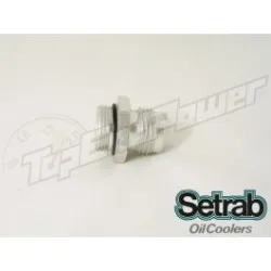 Nypel aluminiowy do chłodnicy Setrab z o-ringiem M22 x -10JIC (-10AN)