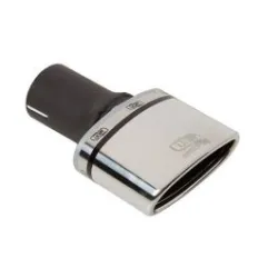 Uniwersalna końcówka tłumika owalna długość 90mm średnica montażowa 50mm