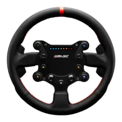 GT Sport SIMAGIC Skórzana Kierownica Łopatki Zmiany Biegów Symulator Simracing