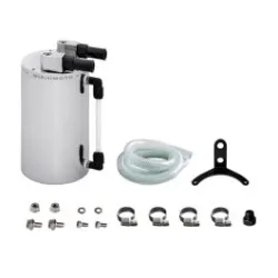 Mishimoto Aluminum Oil Catch Can - Large Silver