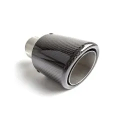 Uniwersalna końcówka tłumika okrągła 90mm długość 160mm średnica montażowa 50mm