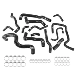 Zestaw Przewodów Silikonowych do Układu Chłodzenia FMIC.EU Mini Cooper S R56 R57 1.6L Turbo N14 2008-2012 - Czarny