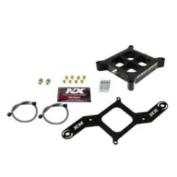 Single Entry Pro Power Crossbar Plate Convesion 4150 Flange 100-500Hp Nitrous Express NX NX609