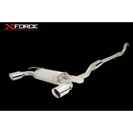 Układ wydechowy XForce Mitsubishi Lancer 2007-2015 EVO X stal nierdzewna