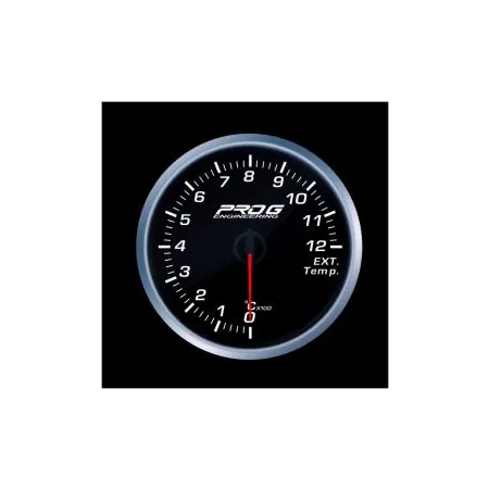 Wskaźnik Pro G Race Series 2 RS, temperatury spalin EGT °C WHITE 52mm