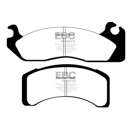 DP1159 Klocki hamulcowe ULTIMAX2 EBC Brakes Ford Mustang 3rd Generation