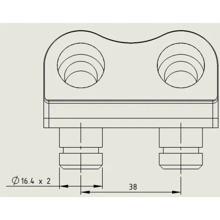 Adapter chłodnicy oleju JAGUAR ZF 8HP70 FTWL