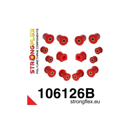 106126B: Zestaw poliuretanowy zawieszenia przedniego Mazda MX-5 NA