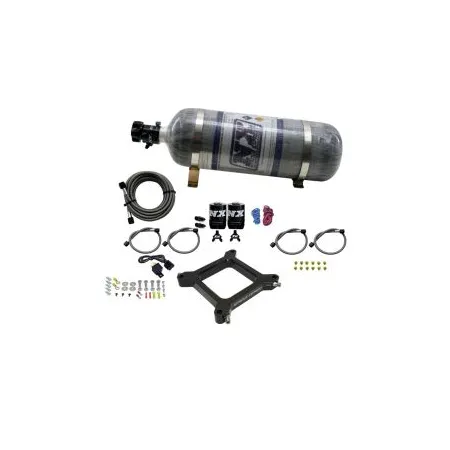 4150 Assassin Plate Gasoline Pro-Power 100-500Hp with 12Lb Carbon Bottle Nitrous Express NX 67540-12