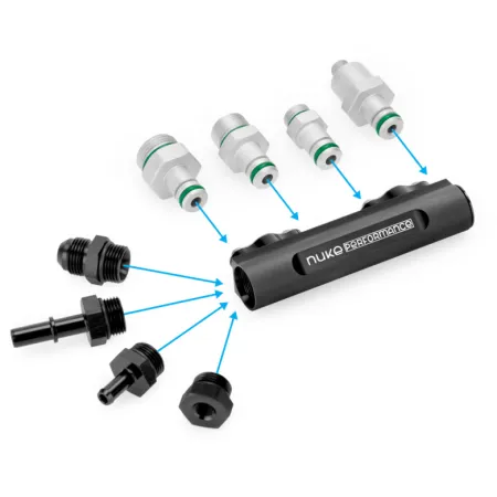 Kolektor paliwa Nuke Performance Fuel Log 4-port AN-8 ORB