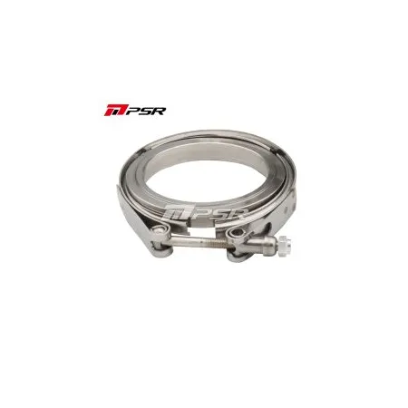 Pulsar PSR Flange Clamp Kit Stainless Steel V Band 1.15A/R 4" OD Turbine Housing Outlet