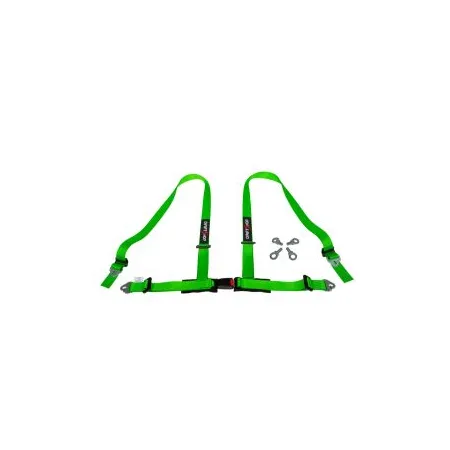 DriftShop 4 Point Harness 2" Green Road Approved ECE