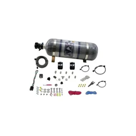 EFI Single Nozzle System 35-50-75 Hp with 12Lb Carbon Bottle for All Sport Compact Nitrous Express NX 20923-12