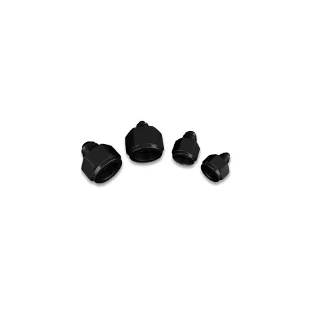 AN10 AN6 JIC Nypel adapter redukcyjny prosty żeńsko męski Czarny