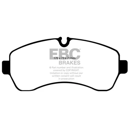 DP61928 Klocki hamulcowe GREENSTUFF EBC Brakes Dodge Sprinter 3500 Sprinter 3500 DRW FREIGHTLINER Sprinter 3500 Sprinter 3500 DRW Mercedes-Benz COMMER