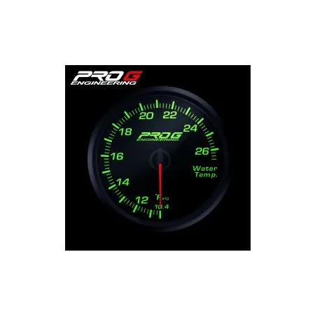 Wskaźnik Pro G Race Series RC, temperatury wody °F GREEN 60mm