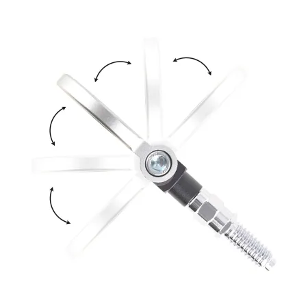 Ucho holownicze Jr.Spec okrągłe M16x3.0 srebrne