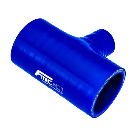 Trójnik silikonowy T-Piece 45/32mm Niebieski