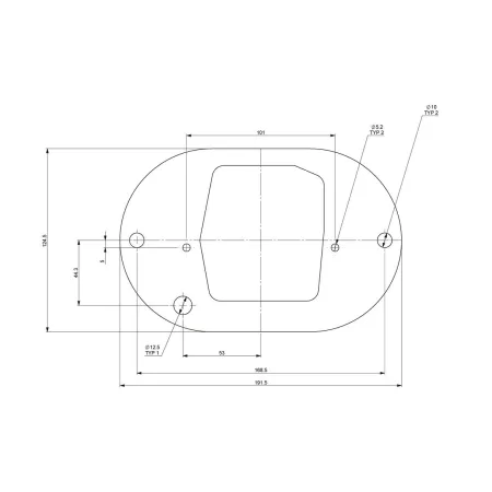 Filtr Powietrza z pianki z płytą montażową Ramair RS2V2-215-403 Weber 32 34 DFT 65mm