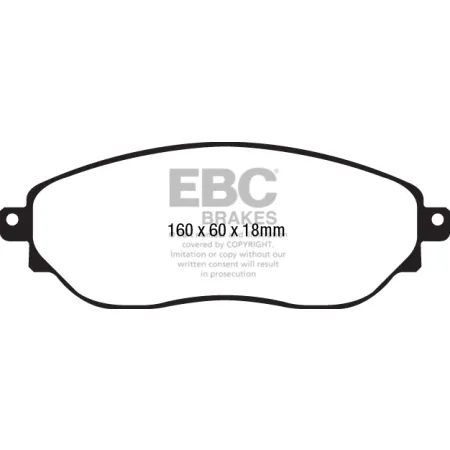 DPX2226 Klocki hamulcowe ULTIMAX2 EBC Brakes Fiat COMMERCIAL Talento Nissan COMMERCIAL NV300 Opel Vivaro Vivaro Combi Renault Trafic Passenger Trafic