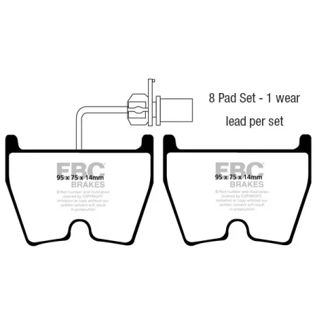 DP81513.14SR21 Sportowe klocki hamulcowe Sintered SR21™ EBC Brakes Audi R8 R8 RWS RS3 8V RS4 B7 RS4 B8 RS5 B8 RS6 C5 TTRS quattro 8S LAMBORGHINI Galla