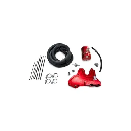 Oil Catch Can Kit Small Red 17 mm RTMG Performance for 1.8 / 2.0 TSI EA888.3