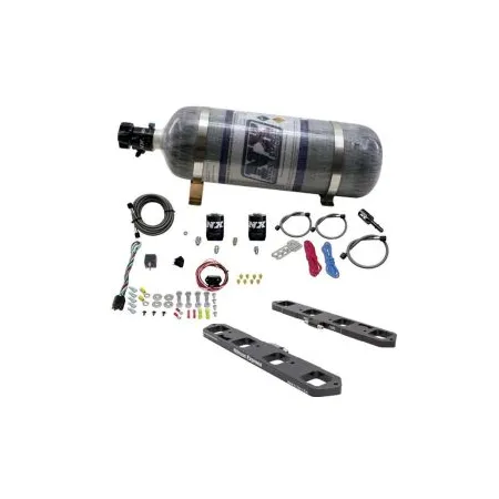 Direct Port Plate System with 12Lb Carbon Bottle for 5.7L / 6.1L / 6.4L Hemi Nitrous Express NX 20958-12