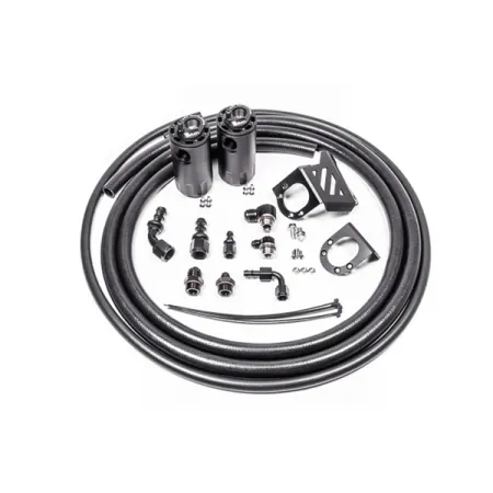Dual Catch Can Kit for Toyota Tacoma 05-23 Fluid Lock Radium Engineering