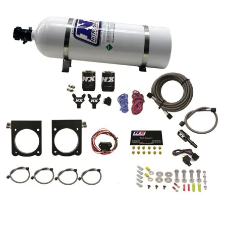 Gen-V Viper Nitrous Plate System with 15Lb Bottle (50-400Hp) Nitrous Express NX 20970-15