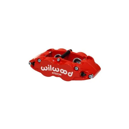 Uniwersalny zacisk hamulcowy 4 tłoczkowy Wilwood 120-12501 FNSL4R czerwony