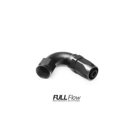 Nuke Performance Full Flow AN Hose End Fitting 120 Degree AN8