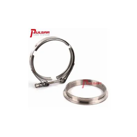 Pulsar PSR Flange Clamp Kit Stainless Steel 400 T4 Turbo 4"