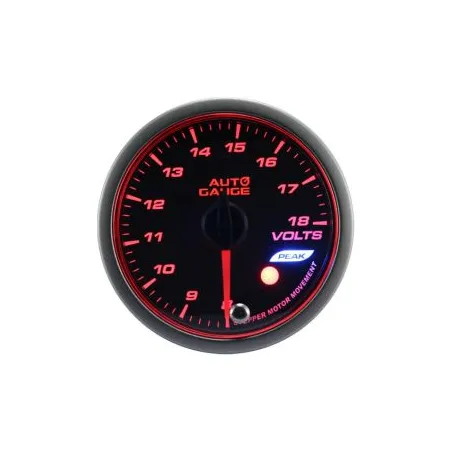 Wskaźnik New Auto Gauge Napięcie seria Stepper Motor Peak 52mm bursztynowy