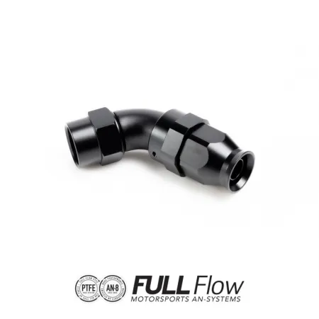 Nuke Performance Full Flow PTFE Hose End Fitting 60 Degree AN8