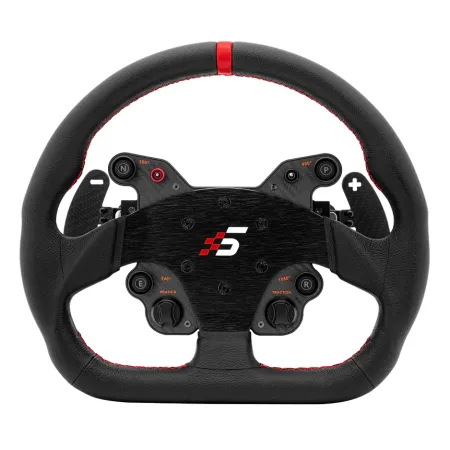 Skórzana Kierownica GT1 330mm Typ D SIMAGIC Łopatki Zmiany Biegów Symulator Simracing