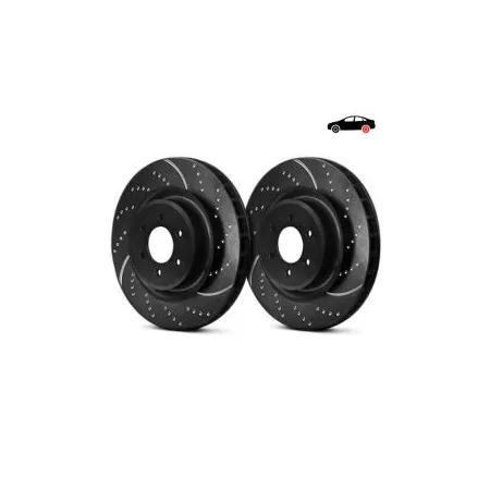 GD1412 Sportowe tarcze hamulcowe EBC Brakes Nissan Juke 1st Gen Nismo RS Qashqai +2 Renault Koleos XTrail