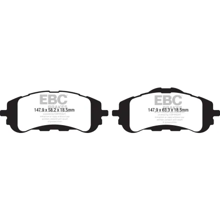 DPX2200 Klocki hamulcowe ULTIMAX2 EBC Brakes Peugeot 308 SW Mk2 Citroen Berlingo Citroen COMMERCIAL Berlingo Opel Astra L 308 SW Mk3 VAUXHALL Astra L