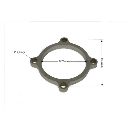 Flansza wydechowa turbo / downpipe nierdzewna SS304 Garrett 4bolt