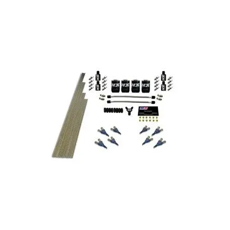 8-Cyl Piranha Nozzle Intake Plumbing Kit with All Necessary Hardware Nitrous Express NX 13386