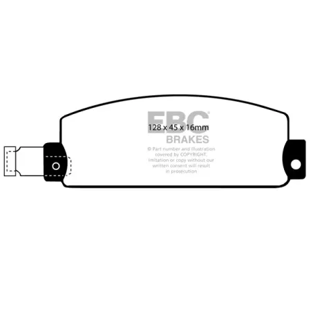 DP448 Klocki hamulcowe ULTIMAX2 EBC Brakes VAUXHALL COMMERCIAL KB Pick Ups KB25