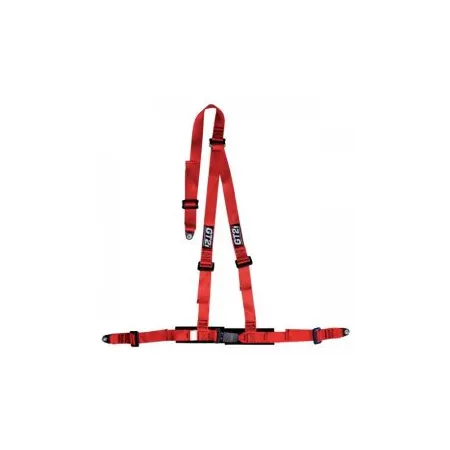 GT2I Harness 3-Points CEE 2" Red EEC Approved