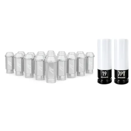 Mishimoto Aluminum Locking Lug Nuts M12 x 1.25 Silver