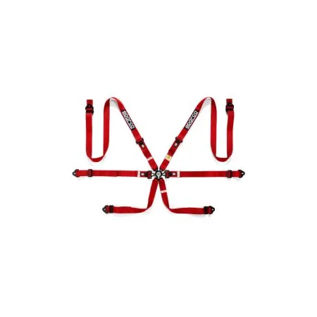 Sparco Harness 6-Points 2" Red FIA Approved 8853-2016 up to 2029