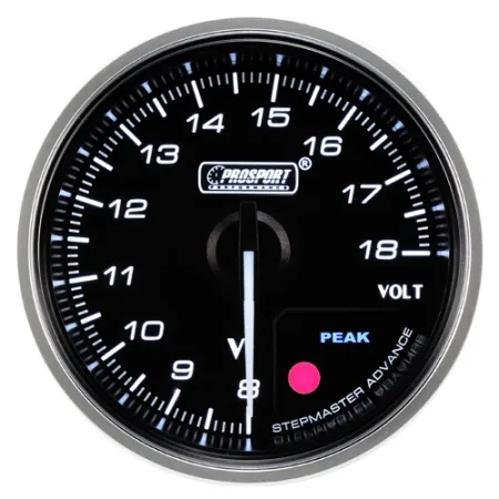 Wskaźnik Prosport Premium Napięcie 60mm bursztynowy