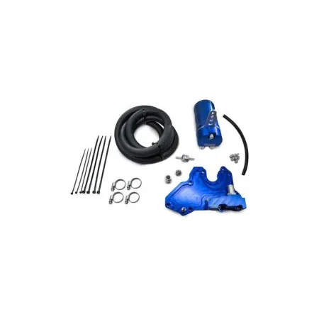 Oil Catch Can Kit Large Blue 17 mm RTMG Performance for 1.8 / 2.0 TSI EA888.3