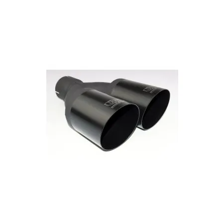 Uniwersalna końcówka tłumika okrągła 90mm długość 220mm średnica montażowa 50mm