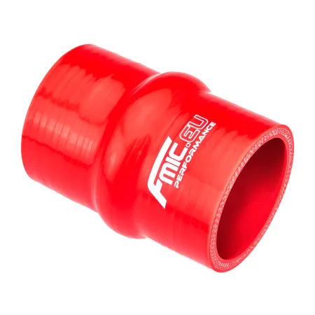 Silikonowy łącznik antywibracyjny hump 80mm Czerwony