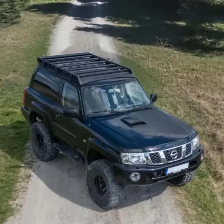 Aluminiowy bagażnik dachowy typ short bez oświetlenia IOD Performance do Nissan Patrol Y61 SWB