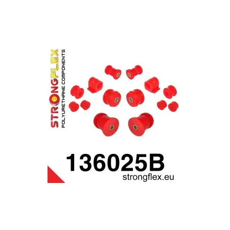 136025B: Zestaw poliuretanowy kompletny Opel Astra F