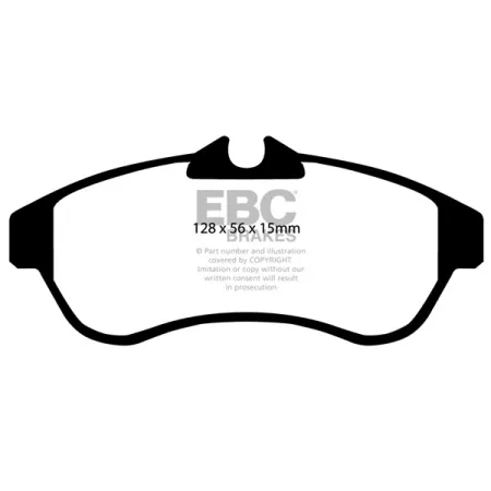 DP41435R Klocki hamulcowe YELLOWSTUFF EBC Brakes Citroen C2 C2 VTR C3 Pluriel C3 Mk1